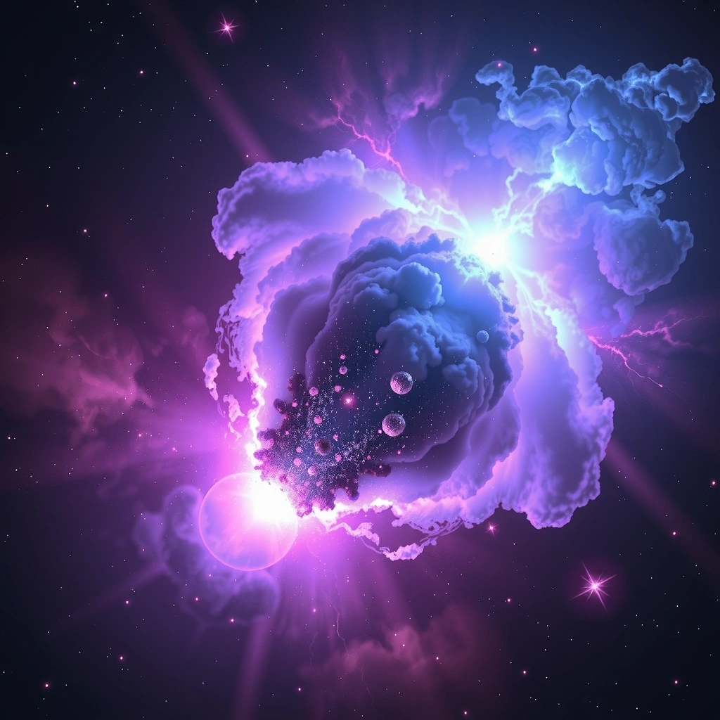 Cosmic nebula background